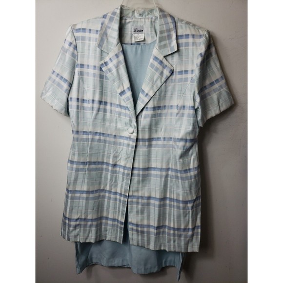 Darian Women's 2 piece dress and jacket sz 16 blue - Picture 1 of 14